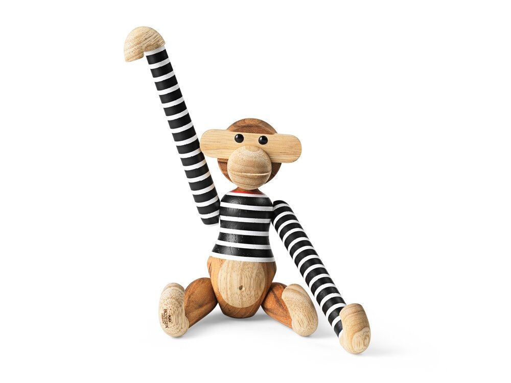 Kay Bojesen x Nørgaard abe, stor - sort/hvid